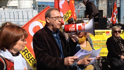 Manifestation Bastia contre l’austérité