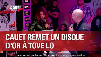 Cauet remet un disque d'or à Tove Lo et lui pète aux oreilles - C'Cauet sur NRJ