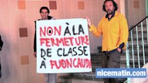 Les parents d'élèves de l'école Fuon Cauda à Nice contre la fermeture d'une classe