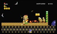 NSMB wii Custom level by a 7 years old kid