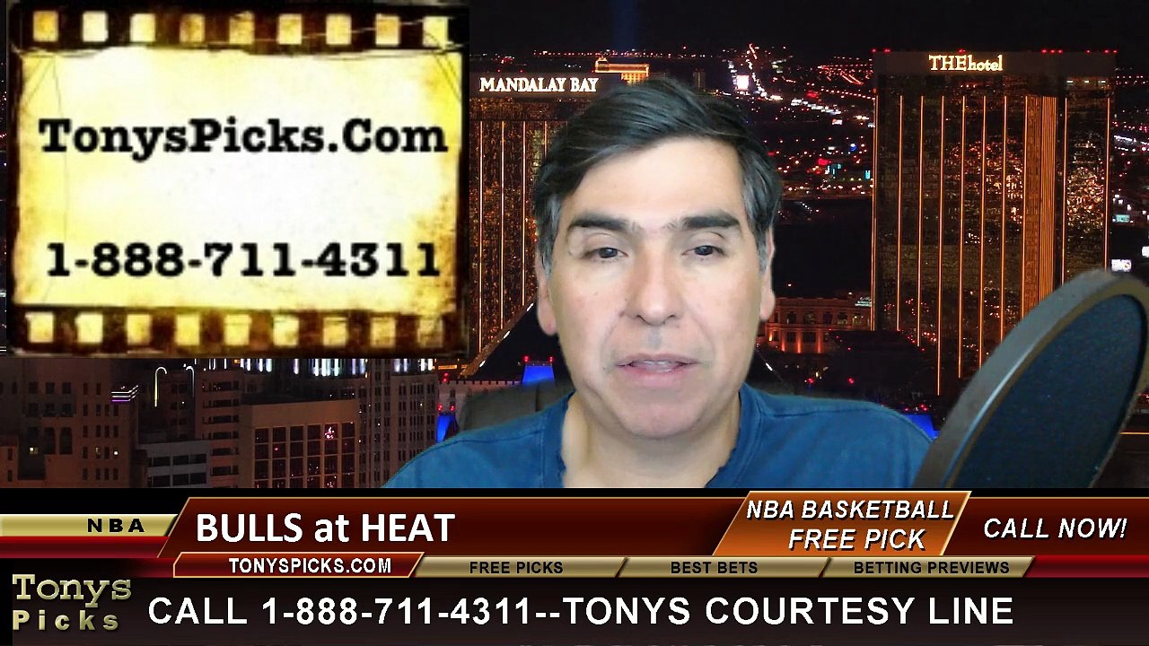 Miami Heat vs. Chicago Bulls Free Pick Prediction NBA Pro Basketball Odds Preview 4-9-2015