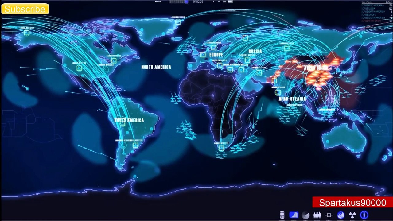 WW3 Atomic Senario Simulation