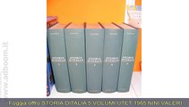 FOGGIA, SAN SEVERO   STORIA DITALIA 5 VOLUMI UTET 1965 NINI VALERI COLLANA  EURO 65