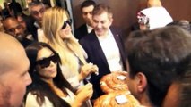 Kim Kardashian, Kanye West and Khloe arrive in Armenia