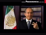 Mensaje del Presidente Felipe Calderón (9 Octubre)