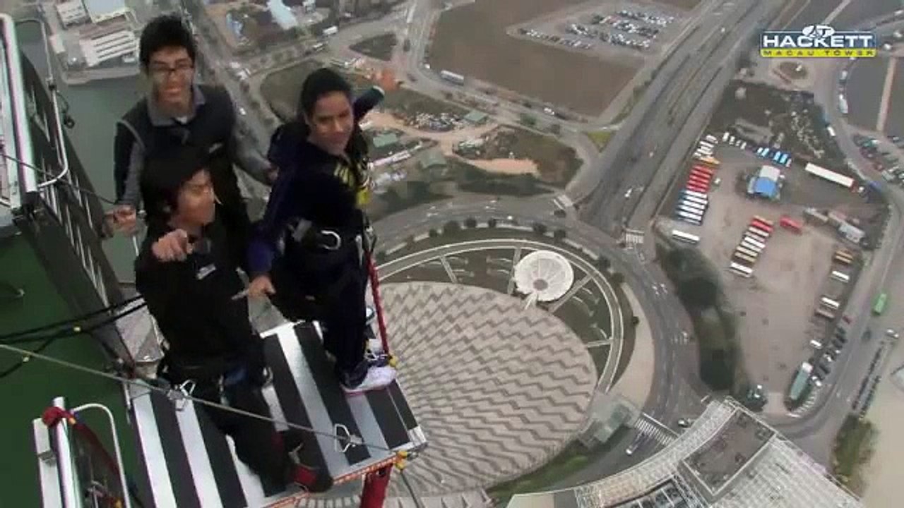 World's Highest Bungy Jump Macau by Indian Girl