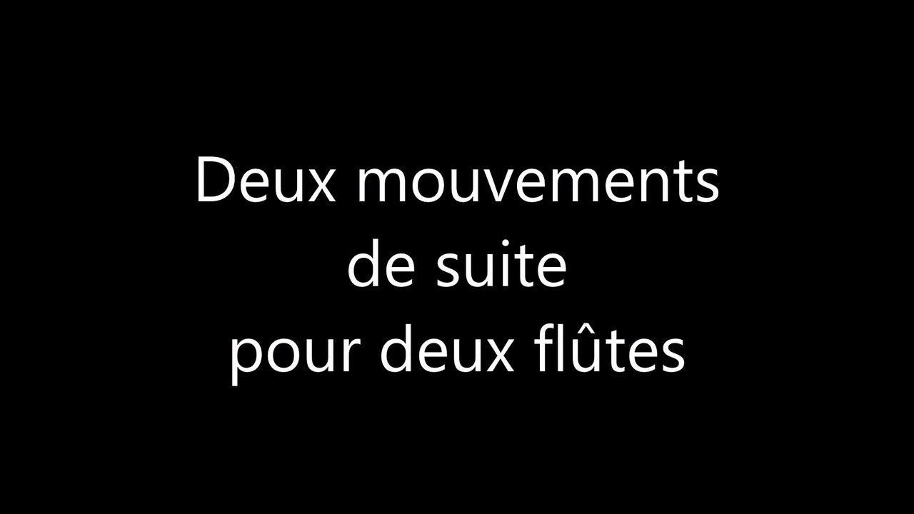 Giovanni Battista Bononcini - Suite pour deux flûtes