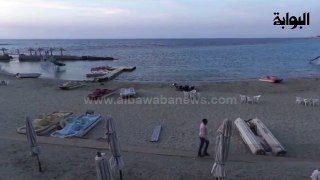 شواطئ الاسكندرية تستعد لاستقبال شم النسيم