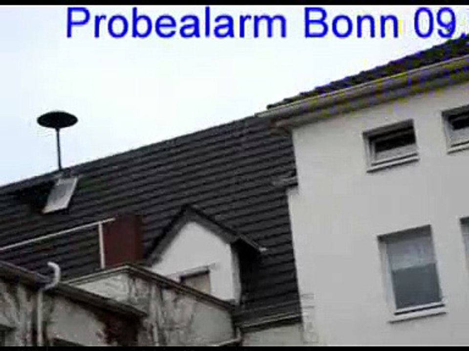 Sirenenprobe Bonn 2005 - Sirene E57- siren E57 in action - famous siren E57