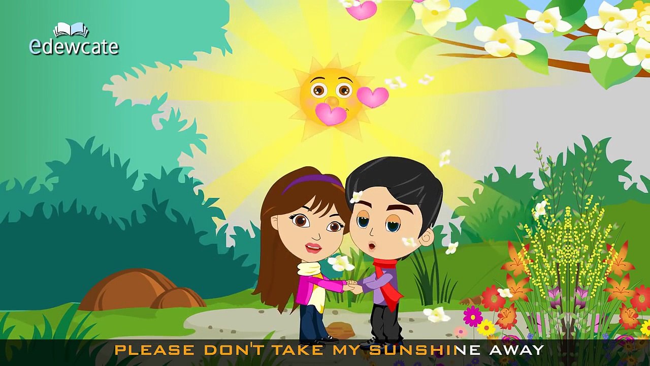 Edewcate english rhymes - You are my sunshine nursery rhyme - video ...