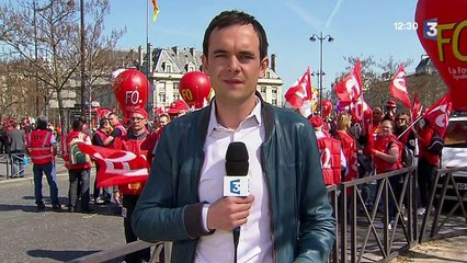 Paris : les salariés en grève contre l'austérité