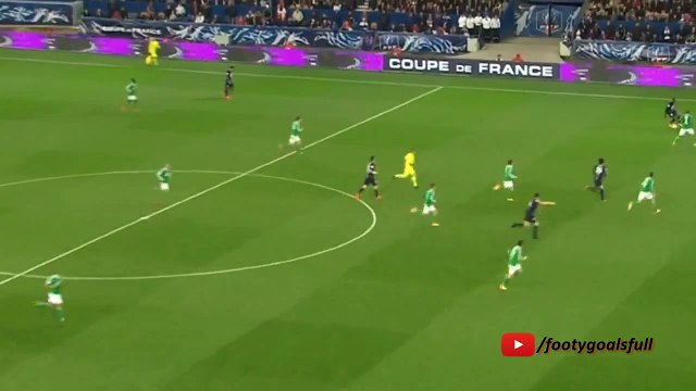 Grand pont sur Ruffier et but de Zlatan (PSG - Saint-Etienne)