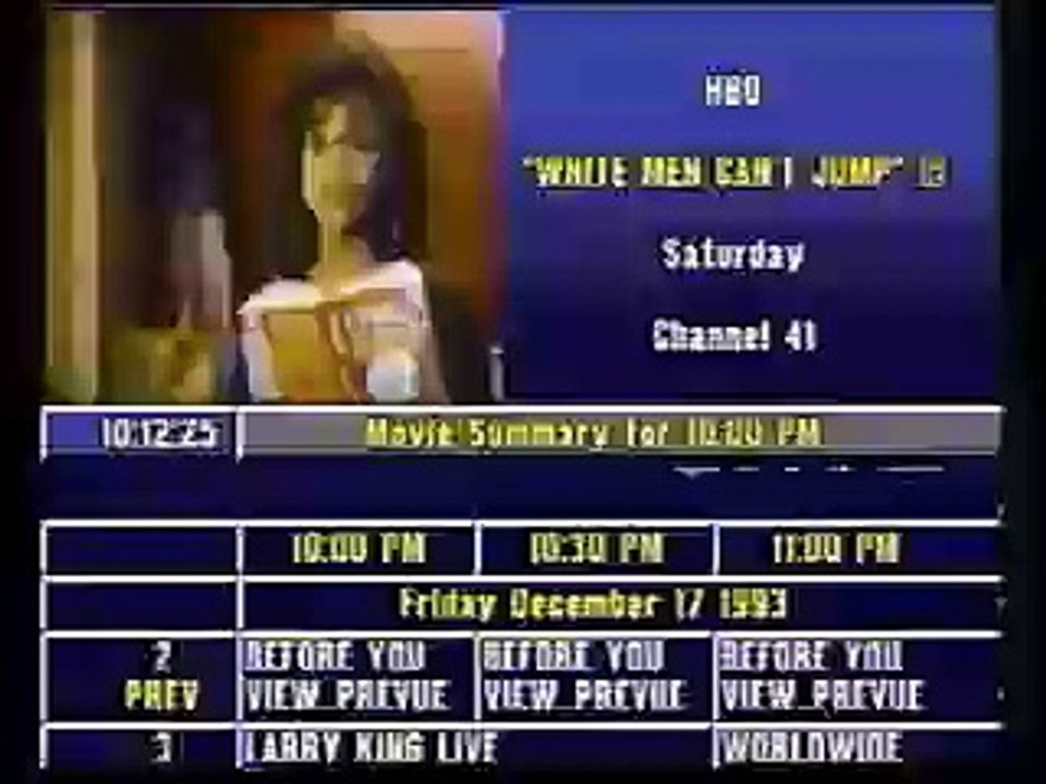 Prevue Channel on Paragon Cable (with Christmas Cookies Idents!)