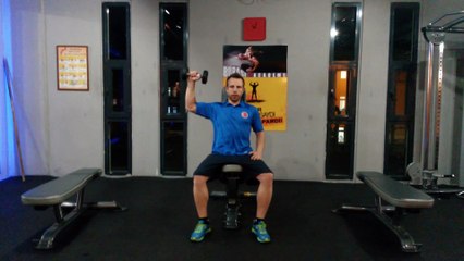 Tek Dumbbell ile Omuz Antrenmanı....