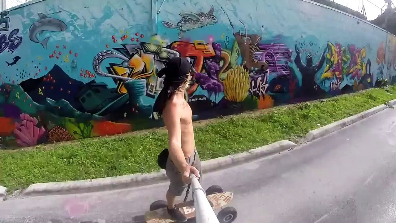 FiiK Street Surfer RC Electric Skateboard Promo Video MIAMI
