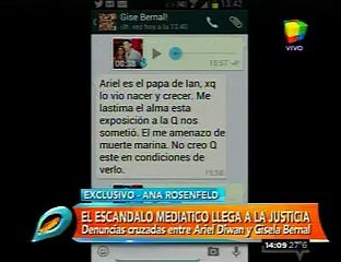 El mensaje de Gisela Bernal a Marina Calabró