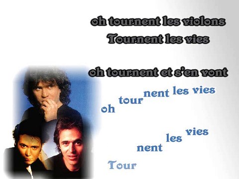 KARAOKE JEAN-JACQUES GOLDMAN - Tournent les violons