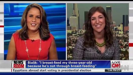 Breast-feeding your child beyond infancy.