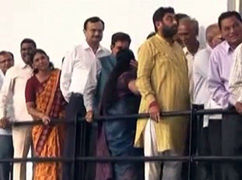 Ahmedabad Ramol Hathijan Water Distribution Center opening by Pradipsinh Jadeja