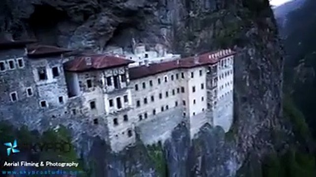 Trabzon Sümela Manastır Havadan Çekim