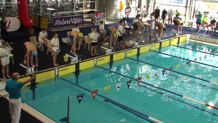 CFU Natation 2015 : finale 100m brasse Hommes (Théo Bussière)
