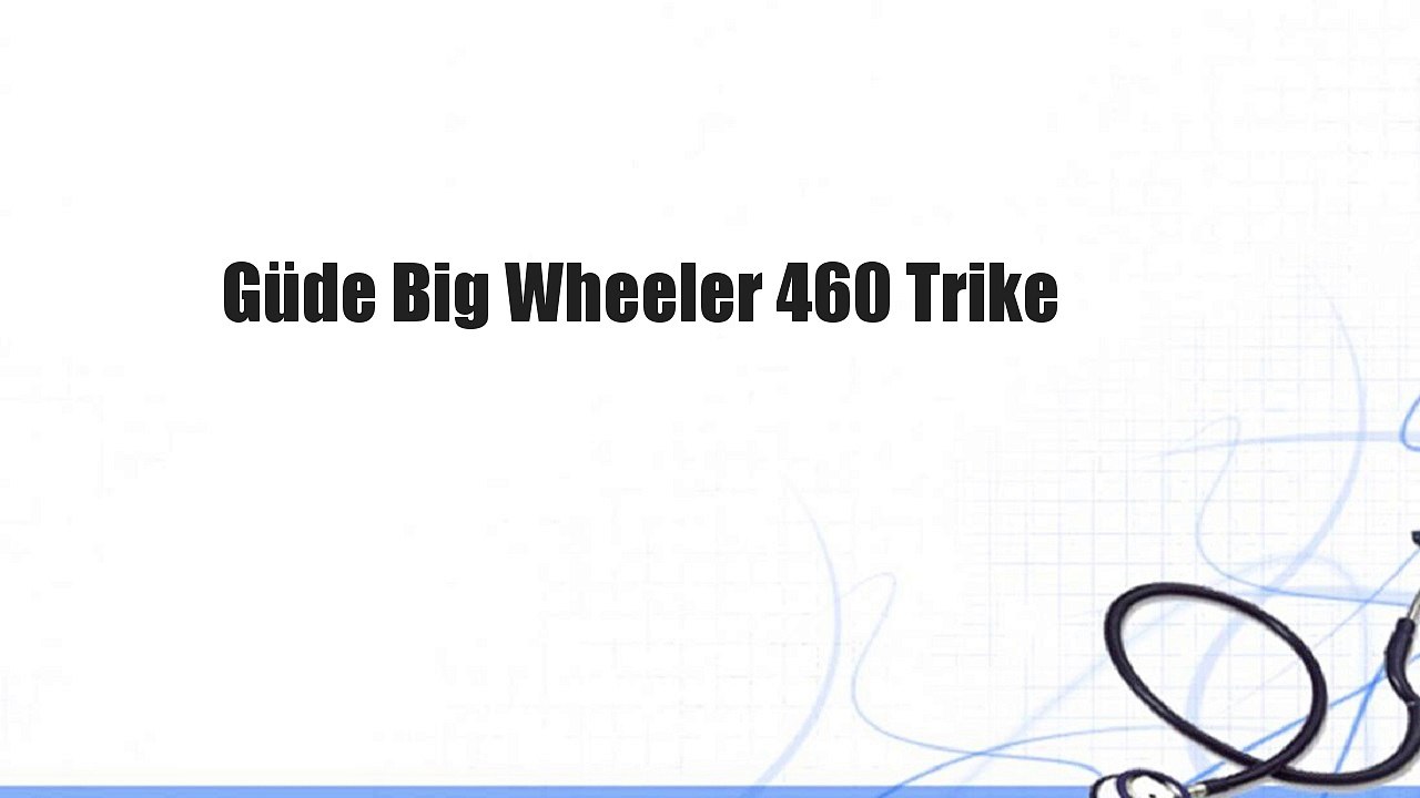 Güde Big Wheeler 460 Trike