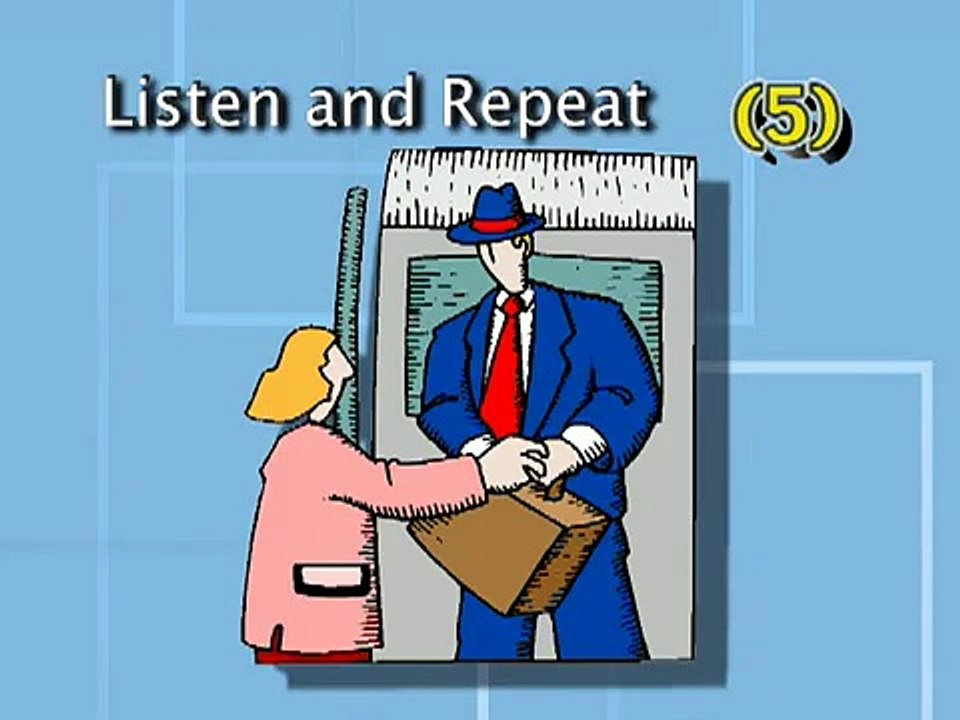 Daily Activities Part 1 of 9 - Listen and Repeat (Present Tense)