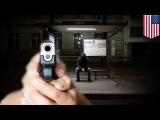 Мужчина получил пулю в лицо на автобусной остановке