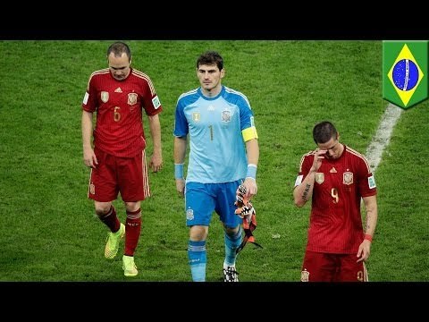 ЧМ-2014: Испания выбыла, Англия - на волоске после поражения Уругвая