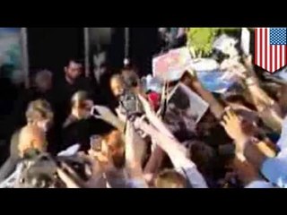 Брэд Питт получил пощечину от украинского журналиста-шутника Виталия Седюка