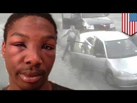 Беспредел полиции заснят на камеру наблюдения!