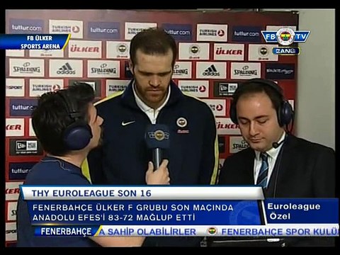 Oğuz Savaş Röportajı - Fenerbahçe Ülker 83-72 Anadolu Efes