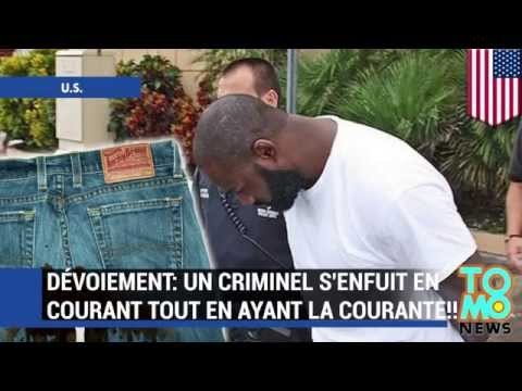 Dévoiement: Un criminel s’enfuit en courant mais soudainement a la courante