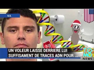 Un cambrioleur laisse derriere lui suffisamment de traces ADN pour attirer l’attention de la police