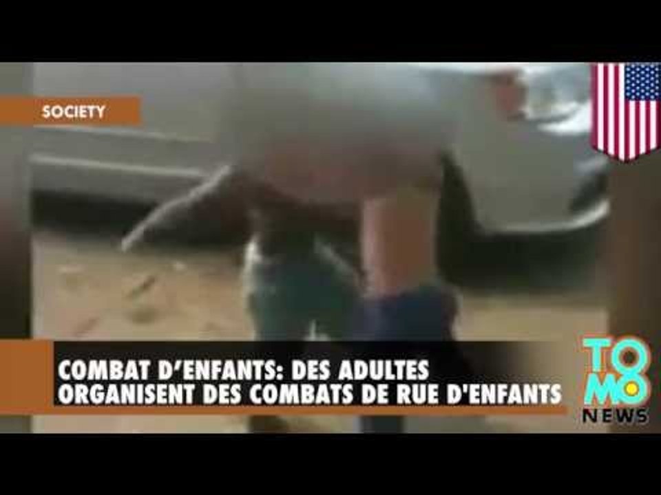 TRISTE: Des adultes organisent des combats de rue de jeunes enfants à des fins lucratives