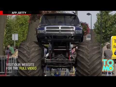 Monster truck: Accident lors d’une démonstration d’automobiles aux Pays-Bas.