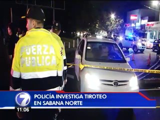 Policía investiga tiroteo en cercanías de la agencia Datsun en Sabana Norte