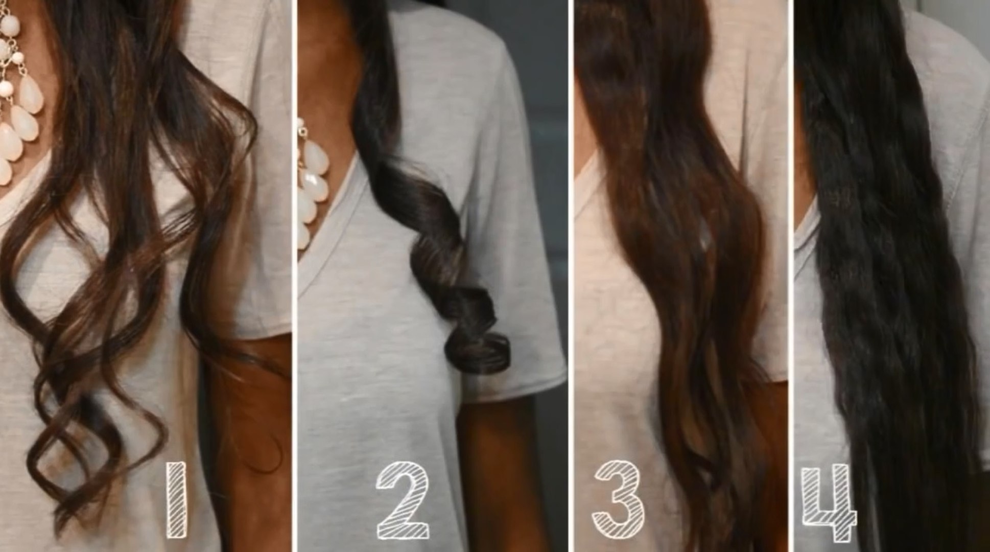 4 Ways to Curl/Wave Hair Using Flat Iron or Straightener - video Dailymotion