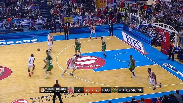 Highlights: Crvena Zvezda Telekom Belgrade-Panathinaikos Athens