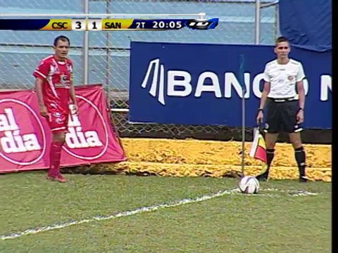 Gool Cartaginés 3 Santos 2