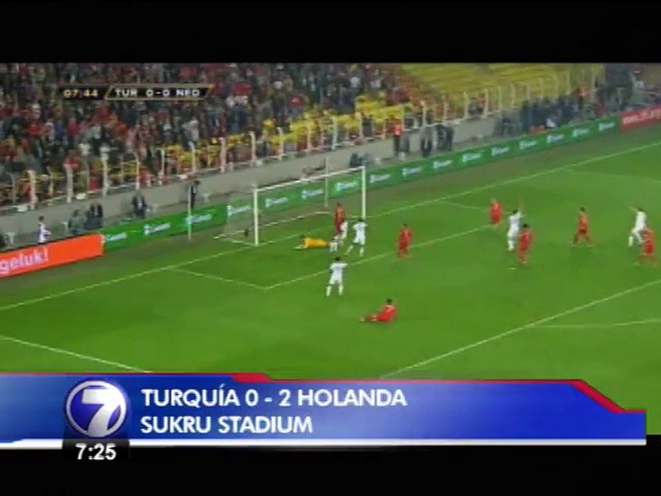 Turquia 0 - Holanda 2