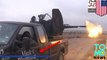 صورة من سوريا تظهر سيارة دفع رباعي تظهر سيارة الدفع الرباعي من تكساس الأمريكية عليها مضاد طيران