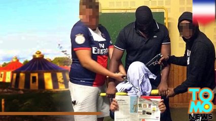 فتيان مدريبين في معسكر صيفي للأطفال يحاكون المشاهد الداعشية ويتعرضون للطرد