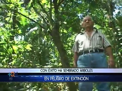 Un hombre rescata las especies de árboles en peligro de extinción