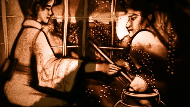 AMAZING sand art by Ukraine's Got Talent winner Kseniya Simonova - Legends of China