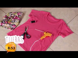 Con imaginación y creatividad realice sus propios diseños de blusas