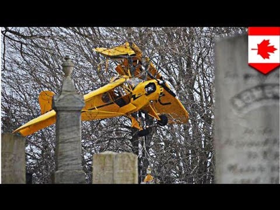 Канадский пилот выжил в авиакатастрофе, застряв...