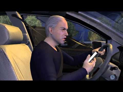 Отец спас дочь от психованного водителя