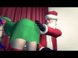 Санта-Клаус ущипнул за ягодицу девушку-эльфа