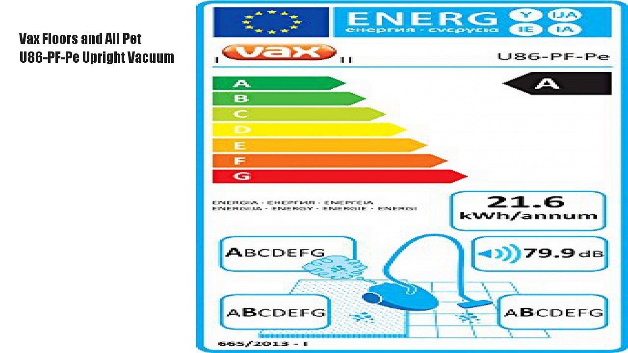 Vax Floors and All Pet U86-PF-Pe Upright Vacuum